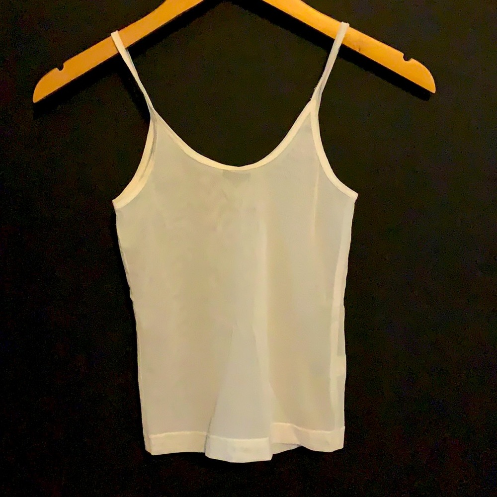 Fiona Beckett sheer/see through tank top